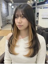 ガーデン 小山店(garden) 栃木顔周りカットインナーカラーイヤリングカラーデザインカラー