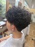 メンズパーマ 水素でノンダメージ清潔感UPコース ¥19000→