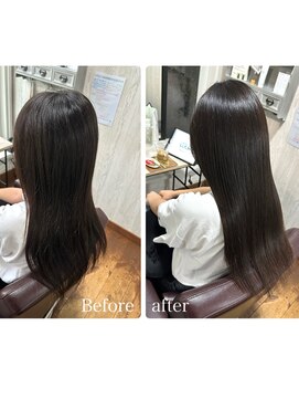 コルテ 倉敷西坂店(CoRte.) 見違えるほどキュン!髪質改善で叶ううる艶美髪ロング/ヘアエステ