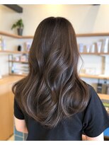 リエットヘアー 西尾市杢左店(Lie-et. hair)&nbsp;西尾市で。透明感あふれるグレージュロング