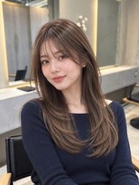 ウト(Uto)&nbsp;レイヤーカット/ヘーゼルベージュ/韓国風/髪質改善/烏丸四条