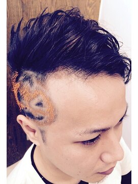 プリーモ ヘアー レガロ(Primo hair REGALO) ２ブロ×刈り上げ×ハロウィンスタイル(^_-)-☆