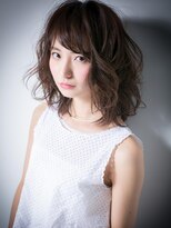 カバーヘア ブリス 上尾西口店(COVER HAIR bliss) *bliss上尾*くせ毛風カール♪愛されふわミディx