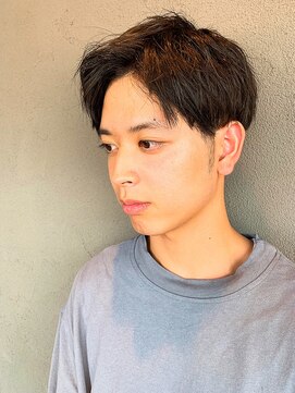 フィズクロップ(fizzcrop) 爽やかマッシュ×ブリーチなしグレージュカラー