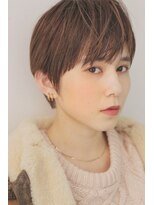 ソイ 下北沢(soi)&nbsp;大人可愛いマッシュショート ピンクベージュ