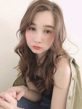 チョビー 銀座(chobii) グレージュ/デジタルパーマ/小顔/ゆるふわパーマ/透明感/高柳