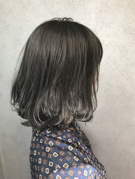 ヘアサロンエム 渋谷店(HAIR SALON M) 外ハネボブ/アッシュブラウン/ネオウルフ/デザインカラー