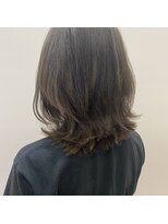 ソア フォー ヘアー(Soi for hair) 大人かわいいスタイリング簡単♪切りっぱなし×ハイライトカラー