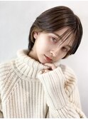 マッシュショート_イヤリングカラーラベンダーカラー_8343