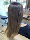 [当店最上級髪質改善]髪質改善弱酸性縮毛矯正+カット+TR 25000円