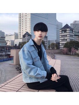 シン(syn) 韓流黒髪マッシュ