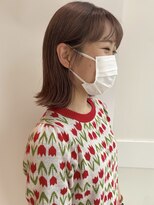 バサ 江古田店(BASSA)&nbsp;コーラルブラウン×外はねボブ