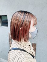 オリノ(olino)&nbsp;アンブレラカラー【Black and Orange】