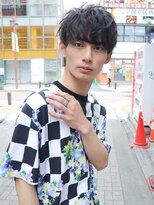 アイティー バイ アルバム 中野店(IT by ALBUM)&nbsp;エアーマッシュ_アッシュブラックウルフマッシュパーマ_59120