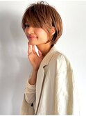 大人上品ショートボブ×透明感カラー【ERIKA】