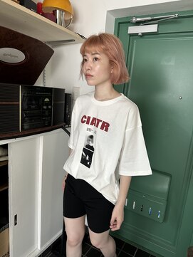 ユイル(Uil) 似合わせ小顔ボブ× ブリーチカラー デザインカラー