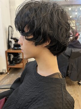 テテコケット(tete coquette) 重めのマッシュショートに癖毛風カールでおしゃれにカッコよく