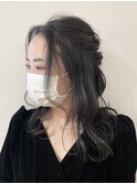 〔mist〕ハーフアップアレンジ/あみおろし/編みおろし/金沢文庫