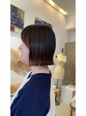 ぱつっとボブ