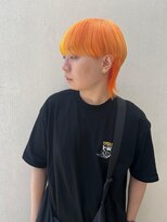 オレンジ×ポイントカラー（表参道）