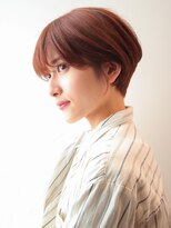 ビュートリアム ギンザ(BEAUTRIUM)&nbsp;丸みショートボブ/ひし形ショートボブ/レッドブラウン