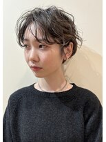 トリッカ 銀座(tricca)&nbsp;ショートパーマ/グレージュ/ニュアンスパーマ/ショートレイヤー