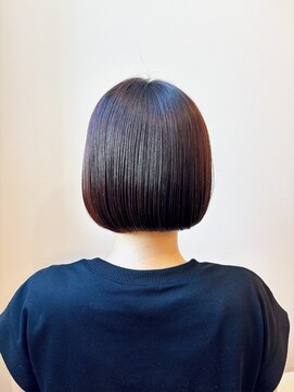 モニョヘアー(monyo hair) 【ぷりんと可愛い】まるみボブ♪