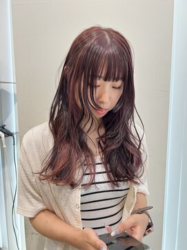 バディヘア ルーツ(BUDDY HAIR ROOTS) レイヤー/ウルフ/ロング/インナーカラー/ピンク/暖色カラー/大須