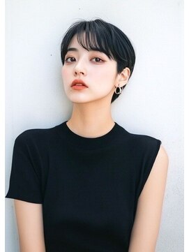 ライズ ネックス ザ サロン 渋谷(LIZE nex the salon) 前髪あり　短めショート　40代#16［＃渋谷駅＃韓国＃髪質改善］