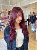 【福岡新宮】韓国風 ボルドールビー ワインレッド