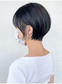 似合わせカットフェザーショートメルティカラー_ba352503