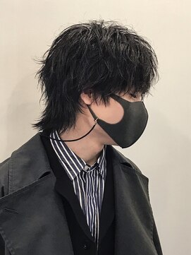 ウィルゴ(VIRGO) 黒髪マッシュウルフ