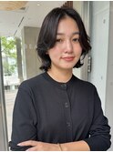 レイヤーボブ くびれボブ ボブパーマ 表参道30代40代