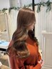 【SARA限定】カット＋髪質改善ブリーチなしダブルカラー＋Aujua 4Step TR