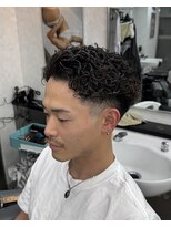 ダムディートウキョウ 船橋店(DAMDEE TOKYO)&nbsp;テーパーフェード×オールバックパーマ