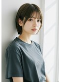 ☆20代30代40代ショートボブ×レイヤー×小顔前髪あり☆