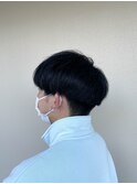 ブルーブラック　透明感カラー　メンズ　宇都宮