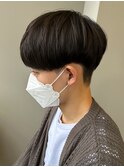 黒髪マッシュナチュラルマッシュメンズヘア韓国ツーブロック