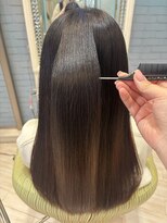 ビス ヘア アンド ビューティー 西新井店(Vis Hair＆Beauty)&nbsp;縮毛矯正ロングコスメストレート髪質改善ココアベージュ