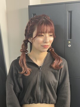 アフィナー 新宿(Afinar) 編み込みツイン