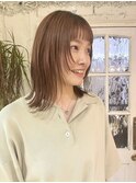 顔まわりレイヤーロブ