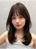 くびれヘア/髪質改善/縮毛矯正/レイヤーカット/韓国/顔周り/銀座