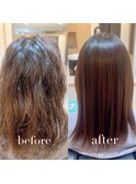 『髪質改善』ストレートエステ（縮毛矯正/酸性ストレート）