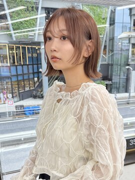 ガーデン 渋谷(GARDEN) 小顔大人ボブ暗めカラーミディアムデザインカラー