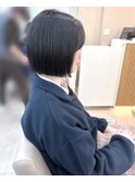 【中澤】ぱつっとストレートボブ　大人ヘア