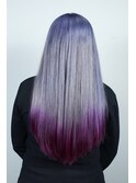 silver×purple