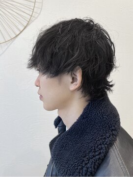 エフヘア レヴェリー(Fhair reverie) シャドウパーマ ハイライト+オンカラー