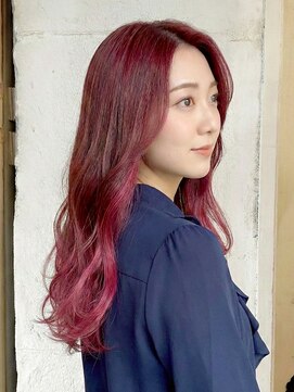 エノア 東京(ENORE) セミロング|ピンク|ダブルカラー|グラデーションカラー