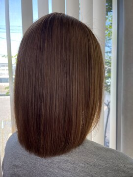 セットアップ 倉敷美和店(SET-UP) オリーブグレーストレートヘア