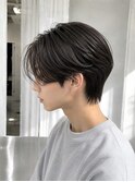 リバースセンターパートニュアンスパーマウルフダウンバング